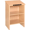 Dictionary Stand - 23-3/8"W x 16"D x 35-1/8"H Amber Ash