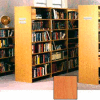 84" Double Face Shelving Adder - 36"W x 24"D x 83-3/4"H Oiled Cherry