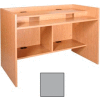 60" x 39" Patron Access Station - 60"W x 30"D x 46-1/8"H Gray