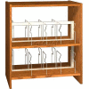 42" Picture Book Shelving Base - 37"W x 23-7/8"D x 40-7/8"H Gray