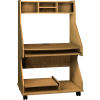 Ironwood Tower Computer Workstation, 38-1/4"W x 24-1/4"D x 60-1/4"H, Natural Oak