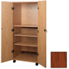 Video Cabinet - 30-1/4"W x 24-7/8"D x 67-3/8"H Mahogany