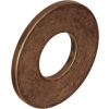 Oilube® Powdered Metal Thrust Washer 402441, Bronze SAE 841, 1"ID X 1-1/2"OD X 3/16" Thick