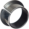 Isostatic TU® Flange Bearing 502005, Steel-Backed PTFE Lined, 1/2"ID X 19/32"OD X 1/4"L