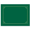 Geographics® Award Certificate Document Cover, 12-1/2" x 9-3/4", Green, 6/Pack