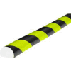 Knuffi Surface Bumper Guard, Type C, 196-3/4" L x 1-9/16" W, Fluorescent, 60-6720-4
