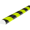Knuffi Surface Bumper Guard, de Type C, 39-3/8" L, néon Fluorescent, 60-6722-4