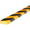 Knuffi Surface Bumper Guard, Type D, 39-3/8" L x 2" W, jaune/noir, 60-6732