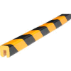 Knuffi étagère Bumper Guard, Type G, 39-3/8" L x 1" W, jaune/noir, 60-6762