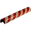 Knuffi® modèle A + coin Bumper Guard, le M de 1, 39-1/2" L x 1-1/2" W, rouge/blanc, 60-6880
