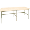 John Boos Bakery Production Table Frame - NSF Approved Galvanized Legs 168"W x 36"D