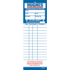 Carte de dossier d’inspection de l’équipement Hughes®, blanc/bleu, paquet de 2