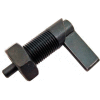 Cam Action indexation piston w / contre-écrou - Oxyde noir acier fil 3/4-16. 47"x.47 « Pin