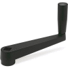 J.W. Winco GN471.1 Crank Handles, Zinc Die-Cast, Revolving Handle, Thru Square Bore - 5/16", 1.97"L