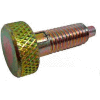 Moleté rétractable piston w / corps de lock-out Zinc Zinc nez 1x8lbs pression 3/8-16 Thread
