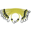 K-Tool KTI-73830 Bungee Cords General Purpose 3/8" X 18" - 10 Pack, Yellow - Pkg Qty 2