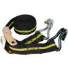 K-Tool 73864 400 Lb. Cap. Motorcycle Tie Down 1" x 6' Chrome & PVC Coated Hooks