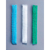 Cap Bouffant en polypropylène plissé, Latex 100 % libre, bleu, 24", 100/sachet