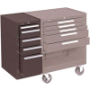 Kennedy® 205XB K2000 Series 13-5/8"W X 20"D X 29"H 5 Drawer Brown Hang-On Side Cabinet
