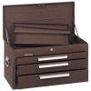 Kennedy® 263B Signature Series 26-1/8"W X 12"D X 14-3/4"H 3 Drawer Brown Mechanics Chest W/Tray