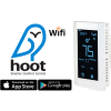 King Electric Hoot Wifi Thermostat électronique programmable, double pôle, 120/208/240V, blanc