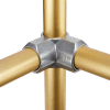 Kee Safety - L21-8 - Kee Klamp Two Socket Tee 90°, 1-1/2" Dia.