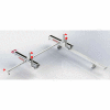 Météo garde EZ-Glide 2™ menu déroulant échelle Kit w/barre transversale, s’étendre, Mid/High-toit 2297-3-01