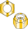 1/2-13 nylon Insert écrou hexagonal 8e Zinc jaune, paquet de 100