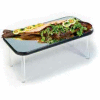 Geneva Lakeside 12"x24" Rectangular Stacking Glass Mirror Tray , 2273