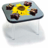 Geneva Lakeside 22"x22" Square Stacking Glass Mirror Tray, 2277