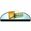 Geneva Lakeside 24" Half Round Rimless Glass Mirror Tray, 282