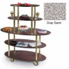 Geneva Lakeside Rounded Oval Dessert Display Cart w/ 5 Shelves, 37212-01