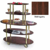 Geneva Lakeside Oval Dessert Display Cart w/ 5 Open Shelves, 37212-11