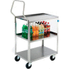 Lakeside® 4322 Handler Stainless Steel Utility Cart 31-1/4 x 18-3/8 x 35 300 Lb Cap