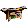 Beverage Cart w/ Leaves - 24x61-3/4