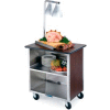 Lakeside® 810LM 3 Shelf Md Bussing Cart - 28-1/4X16-7/8 Light Maple