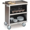 Lakeside® 822LM 3 Shelf Hd Bussing Cart - 31-1/4X19-1/2 Light Maple