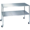 Lakeside® 8357 Stainless Steel Instrument Table with Shelf - 36"L x 24"W x 34"H