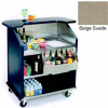 Geneva Lakeside 43" Portable Beverage Bar, SS Interior, 884-BeigeSuede