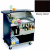 Geneva Lakeside 43" Portable Beverage Bar, SS Interior, 884-EbonyWood