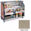 Geneva Lakeside 64" Portable Beverage Bar, Insulated Ice Bin, 887-BeigeSuede