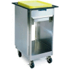 Lakeside® 997, Open Mobile Tray And Glass Dispenser - 23" X 25"