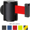 Barrière magnétique de ceinture rétractable de Lavi Industries, étui à rides noires W/15' Ceinture rouge