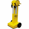 Tensabarrier Safety Crowd Control, Queue Barrier With 75' Black/Yellow Retractable Belt