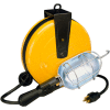 Lind Equipment LE2530B 30' 16/3 SJT Cable Reel, LE105 Incandescent Work Light With 9A Outlet