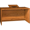Revolving Dictionary Stand - Table Top - 22"W x 16"D x 5-1/2"H Oak