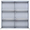 SC Drawer Layout, 6 Compartments 11.5"W x 3" H