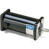 Leeson Motors DC Motor-.07-.14HP, 12-24V, 1750-4200RPM, TENV, Sq. flange