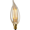 LuminanceL7580-2 CA12 Flame Tip Nostalgia LED Filament Bulb in Amber, 1,5W, 130 Lumens, 2500K