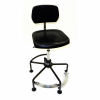 ShopSol Industrial fauteuil avec repose-pieds de niveau 2 - Acier
